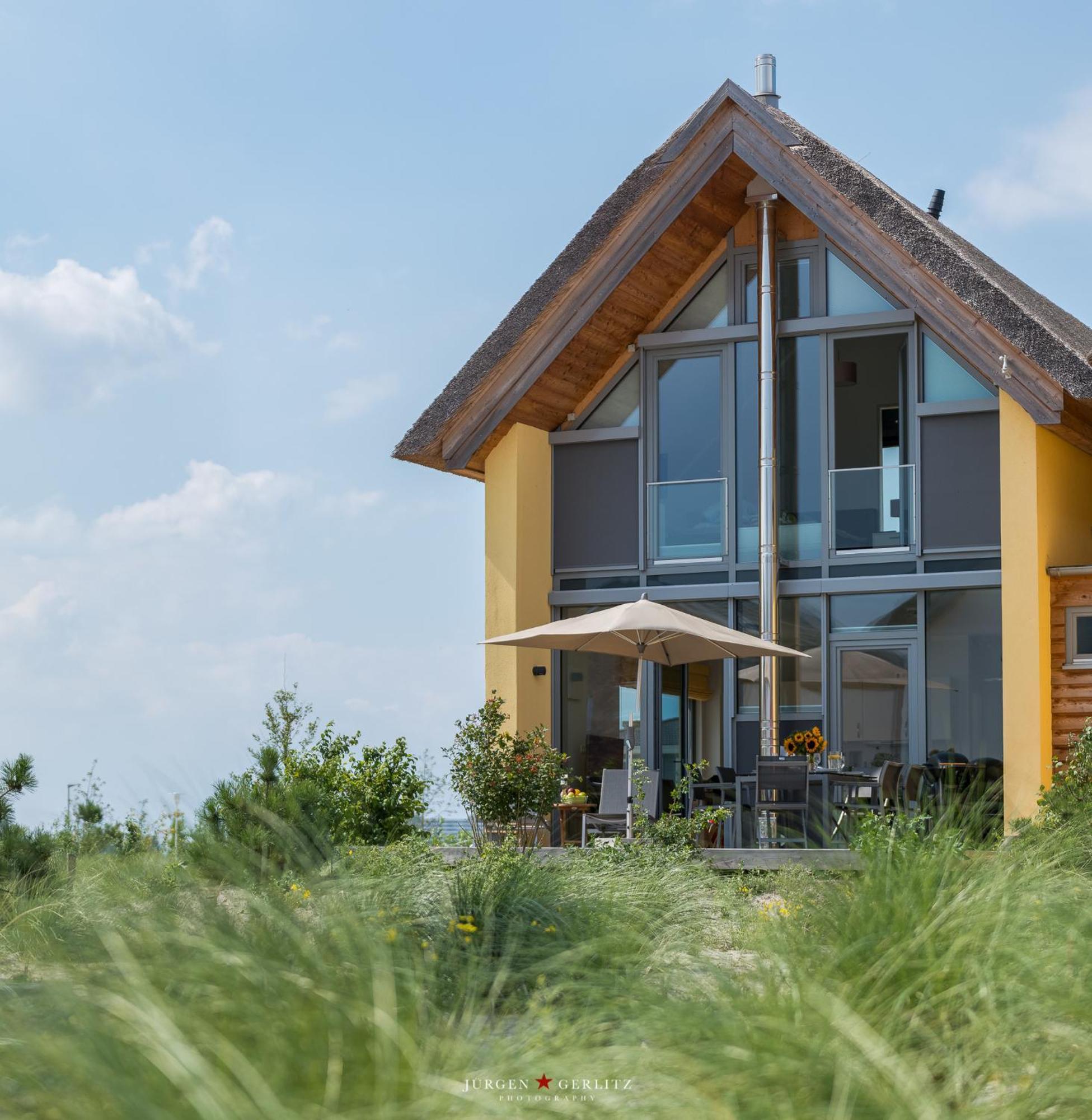 Ostsee - Reetdachhaus Nr 7 "Haddock" Im Strand Resort ไฮลิเกนฮาเฟิน ภายนอก รูปภาพ